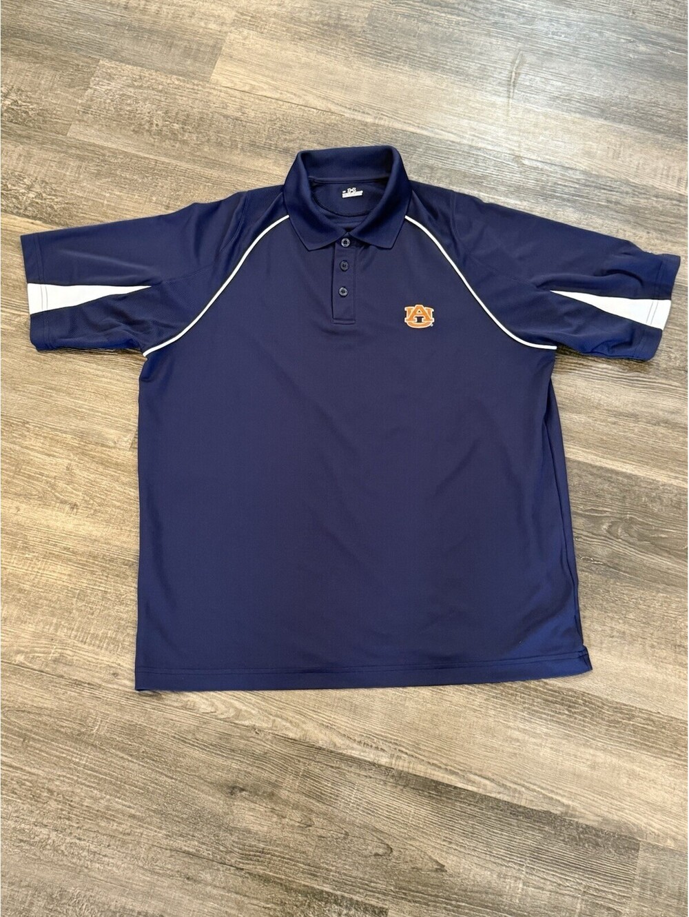 Under Armour Polo University of Auburn War Eagle Knit Mens Size Large